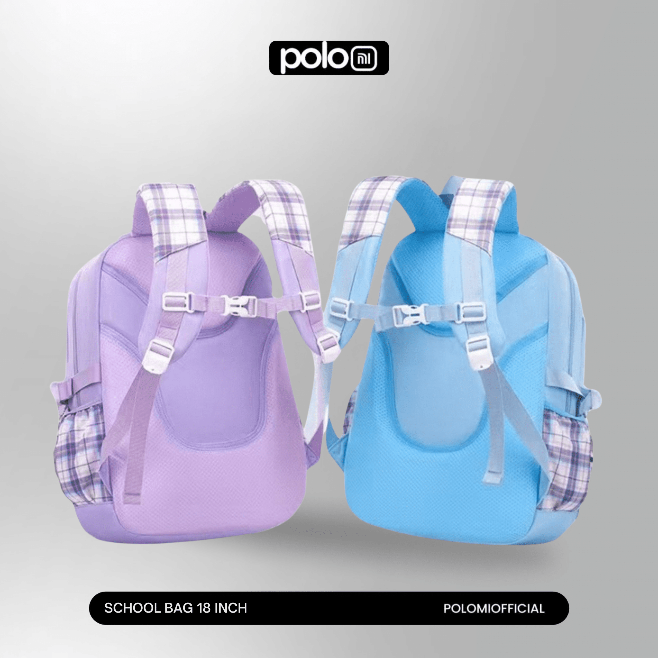 POLOMI Ransel Anak Perempuan 18 Inch - Image 2