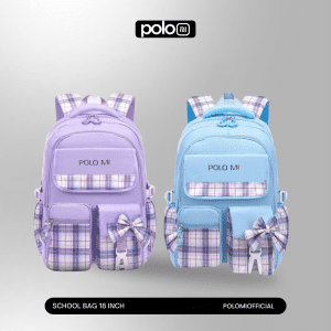 POLOMI Ransel Anak Perempuan 18 Inch